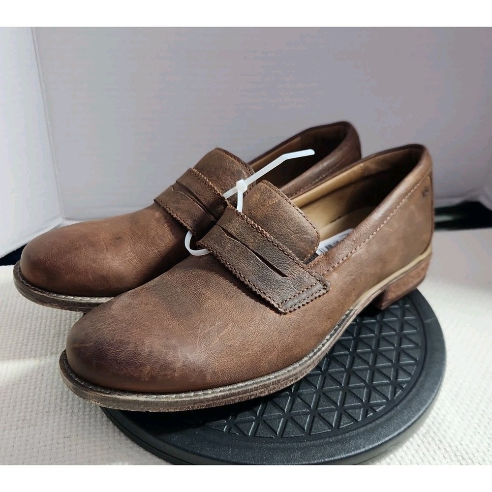 Josef Seibel Shoes Sienna Distressed Leather Loafers Brown EU 42 Comfort Sz 11